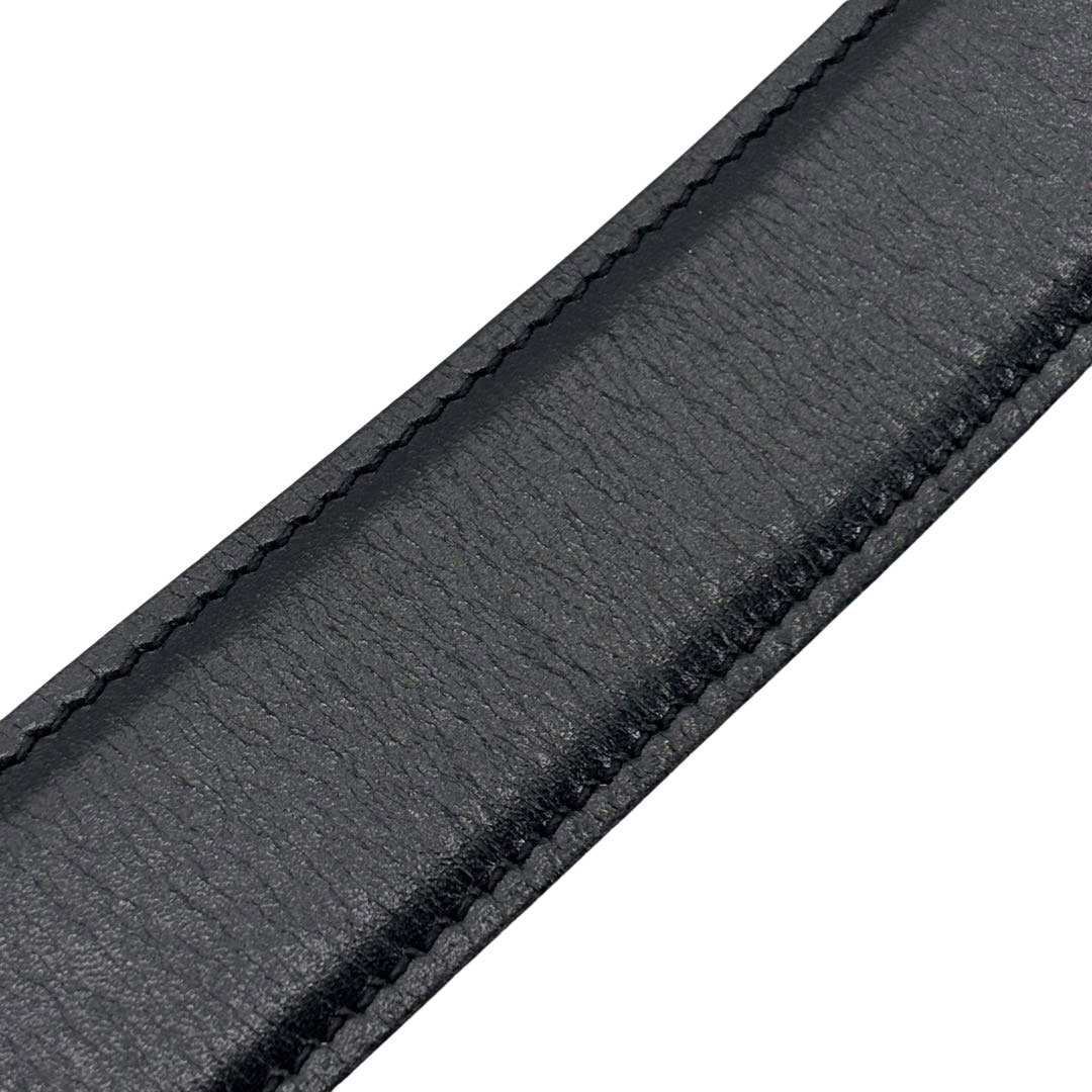 HERMES エルメス Hベルト コンスタンス 70 リバーシブル ボックスカーフ/クシュベル ブラック/ゴールド/シルバー金具 □B刻印