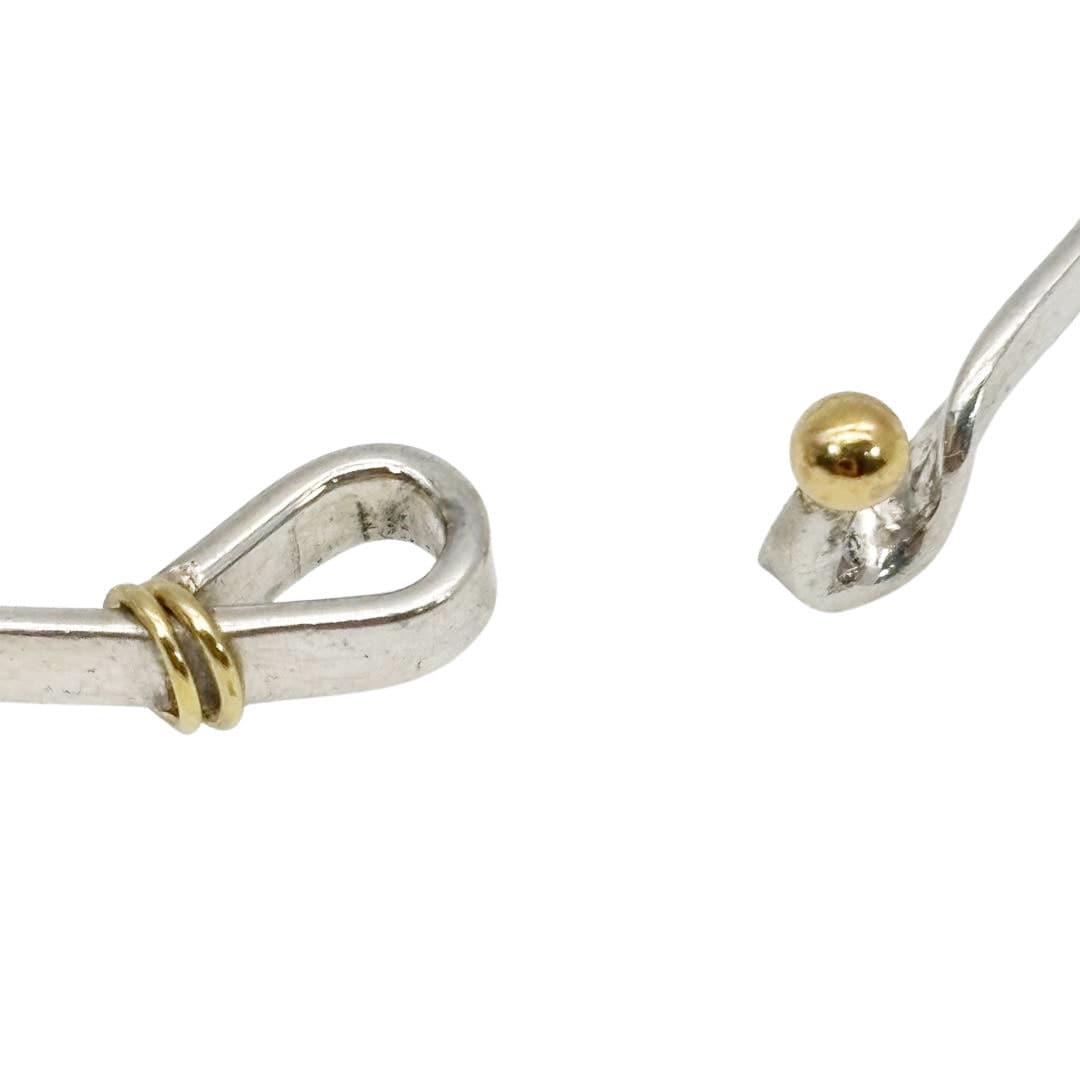 TIFFANY&Co. ティファニー フック&アイ バングル 925/750 シルバー