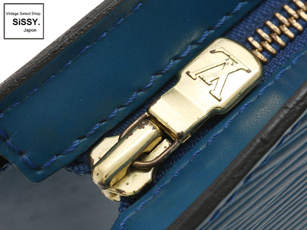 ルイヴィトン ■LOUIS VUITTON■ ハンドバッグ エピレザー サンジャック ブルー M52275