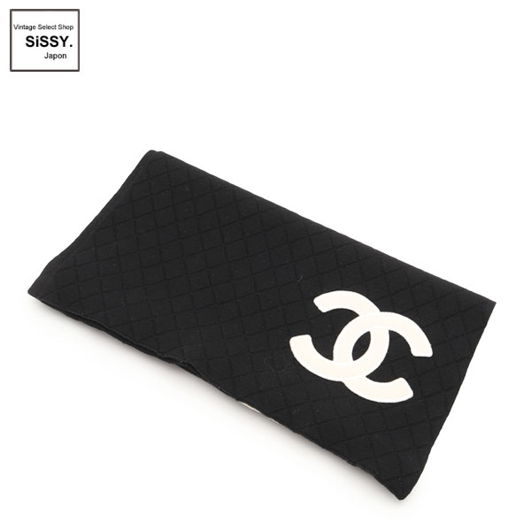 ■シャネル■ マトラッセ マフラー ブラック/アイボリー 【CHANEL】