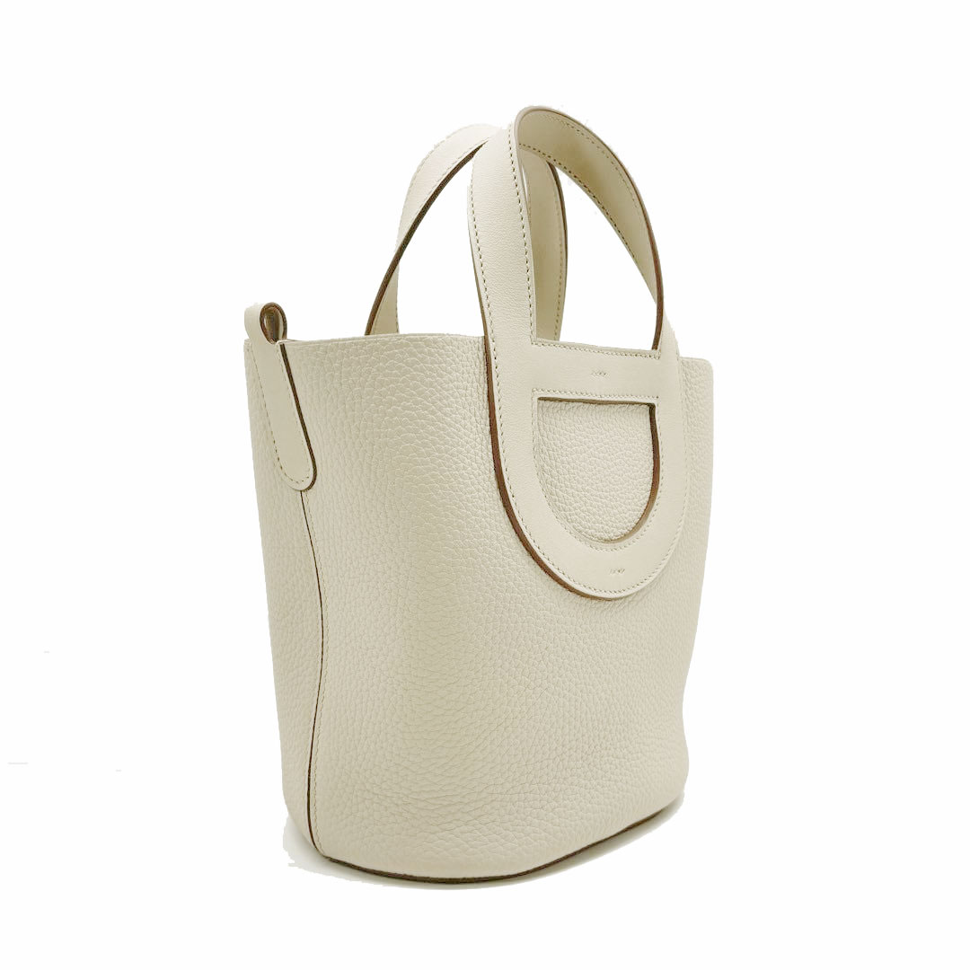 HERMES エルメス インザループ18 ハンドバッグ トリヨンクレマンス べトン ゴールド金具 U刻印