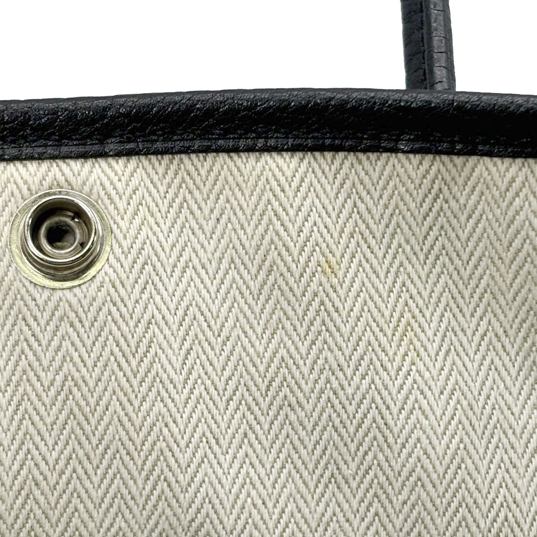 HERMES エルメス トートバッグ ガーデンパーティ30 TPM ネゴンダ ブラック □K刻印