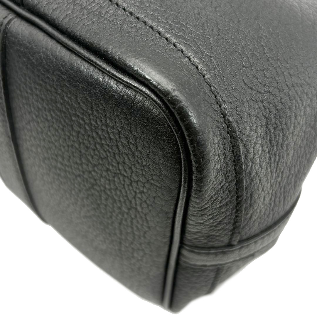 HERMES エルメス トートバッグ ガーデンパーティ30 TPM ネゴンダ ブラック □K刻印