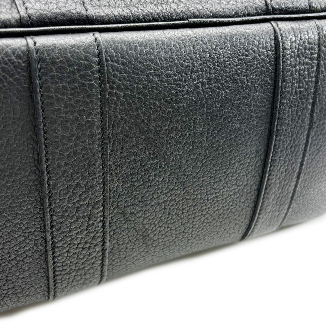 HERMES エルメス トートバッグ ガーデンパーティ30 TPM ネゴンダ ブラック □K刻印