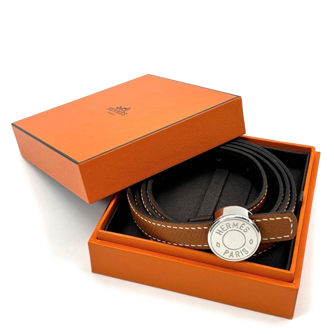 HERMES エルメス セリエ リバーシブルベルト 85 エプソン/スイフト