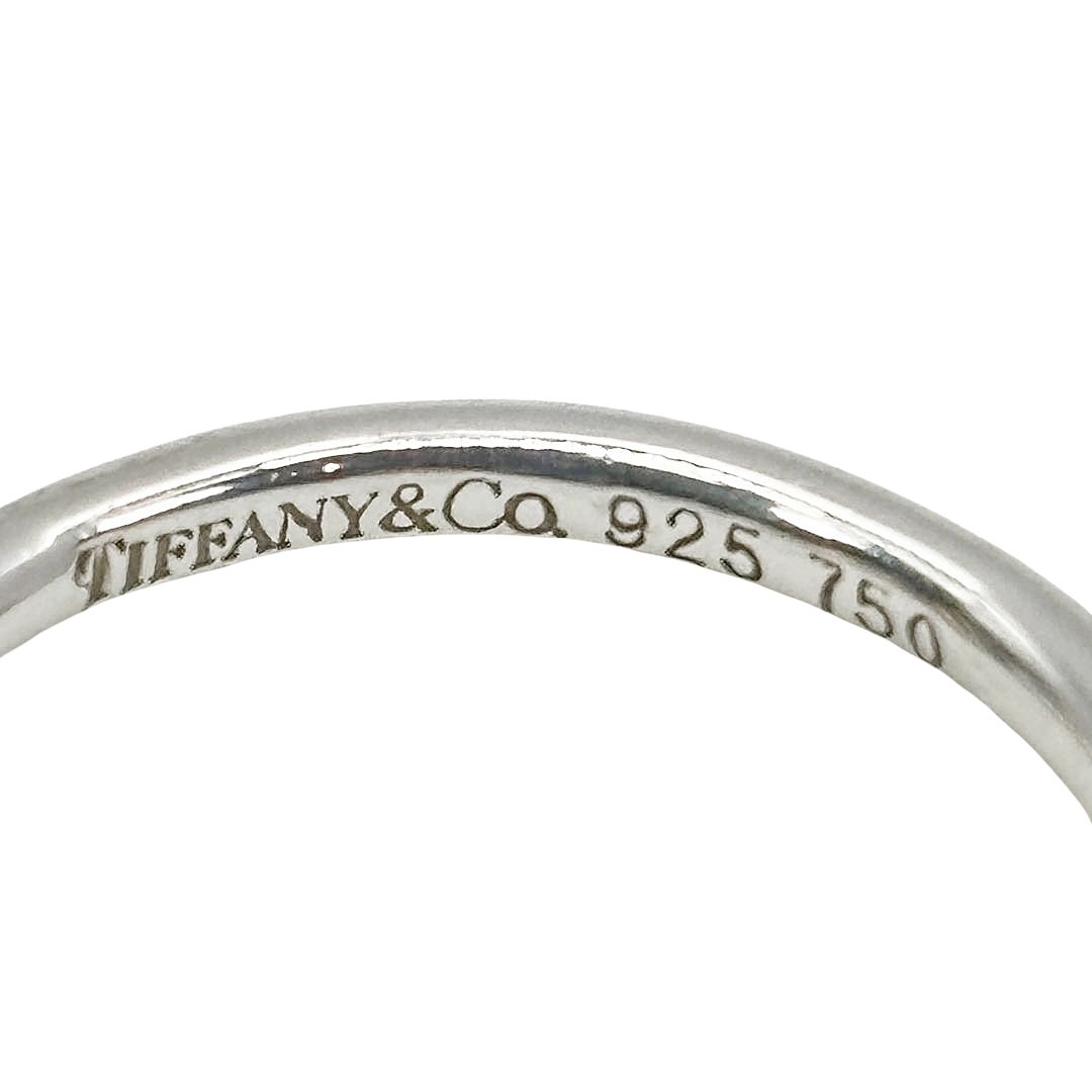 TIFFANY&Co. ティファニー ダブルアイ ラブノットリング 約13号 925/750 シルバー/イエローゴールド 2.4g