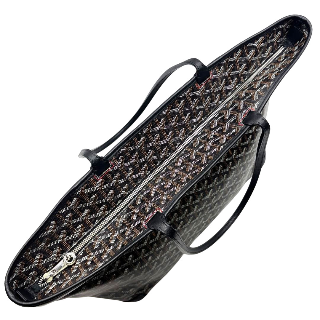 GOYARD ゴヤール アルトワMM トートバッグ ゴヤールディンキャンバス/レザー ブラック MAE120171