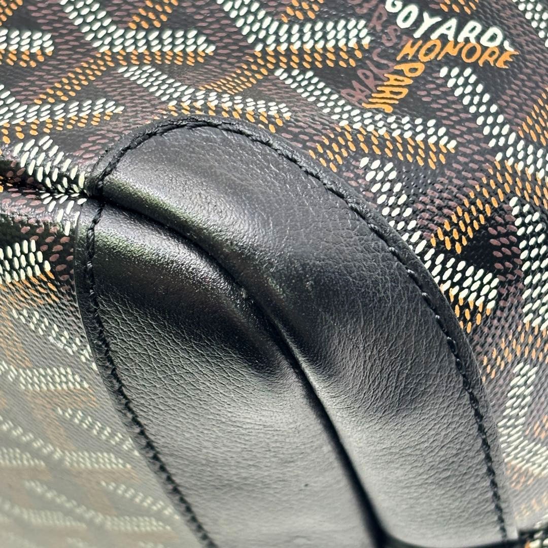 GOYARD ゴヤール アルトワMM トートバッグ ゴヤールディンキャンバス/レザー ブラック MAE120171