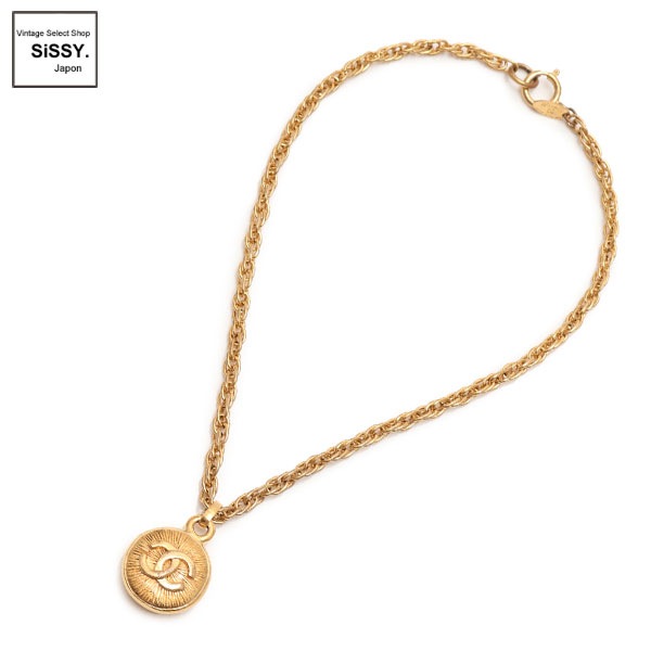 ■シャネル■ ココマーク チェーンネックレス ゴールド ヴィンテージ 【CHANEL】