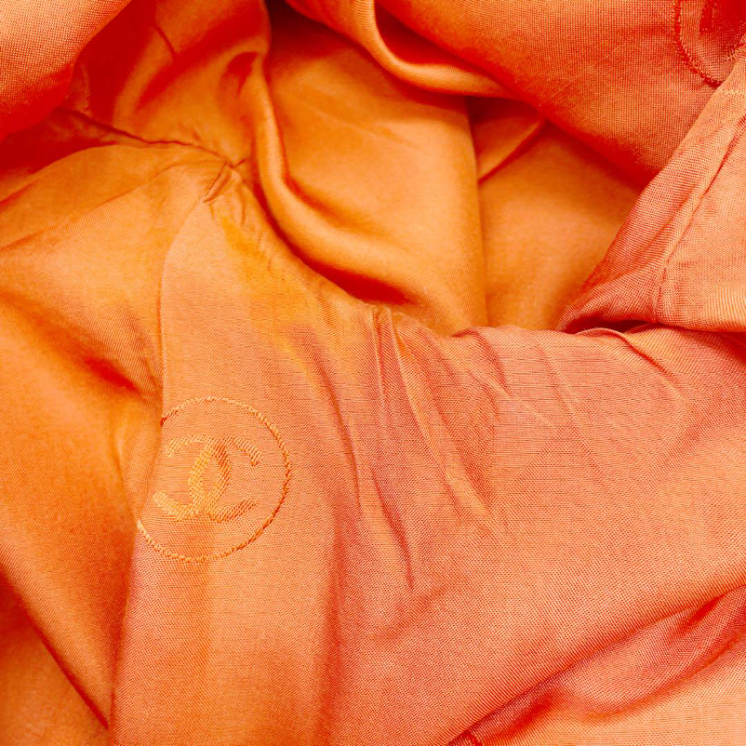 CHANEL シャネル レザージャケット ラムスキン 42  オレンジ 99P ヴィンテージ