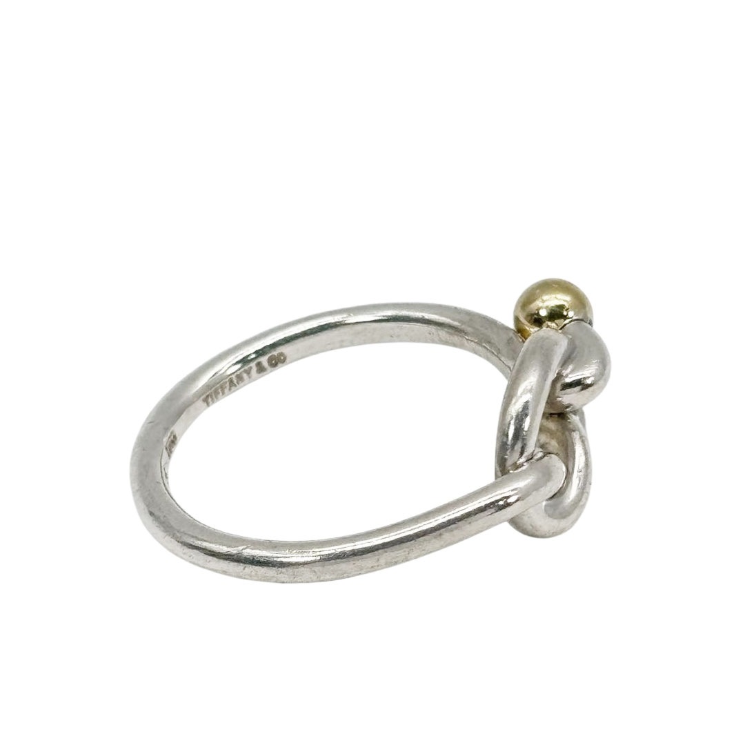 TIFFANY&Co. ティファニー ラブノットリング 指輪 約12号 925/750 シルバー/イエローゴールド 3.0g
