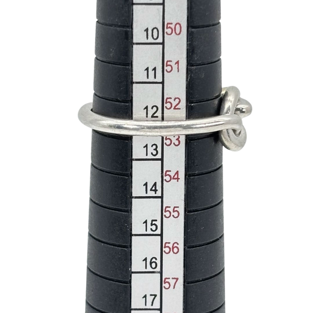 TIFFANY&Co. ティファニー ラブノットリング 指輪 約12号 925/750 シルバー/イエローゴールド 3.0g