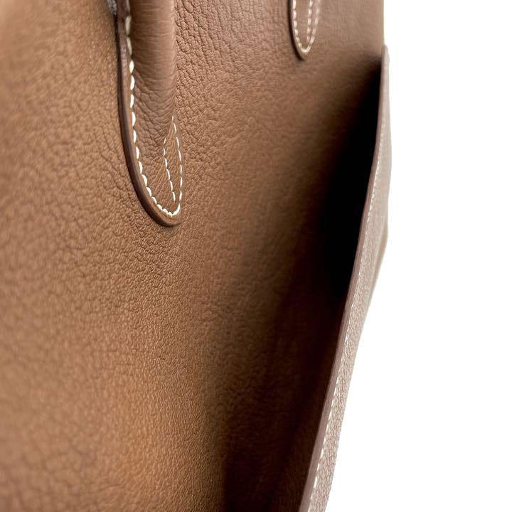 HERMES エルメス ボリード1923(30cm) ハンドバッグ シェーブル ノワゼット シルバー金具 □L刻印 ※ソルド品