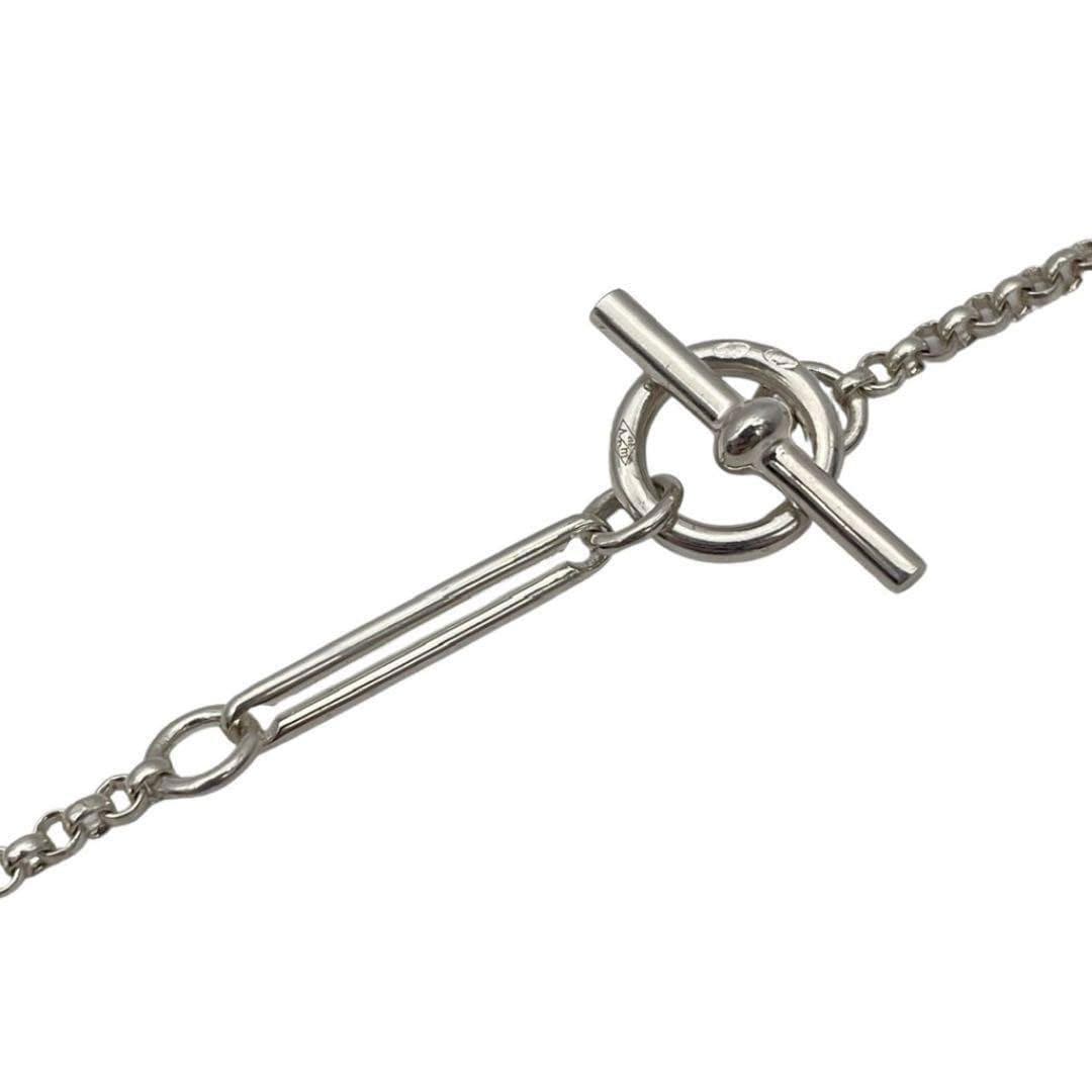 Hermès Sellier エルメス 片耳ピアス AU750/AG925 HERMES エルメス