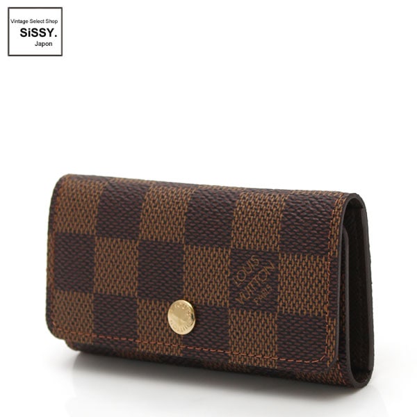 ■ルイ・ヴィトン■ 4連キーケース ミュルティクレ4 ダミエエベヌ ブラウン N62631 【LOUIS VUITTON】