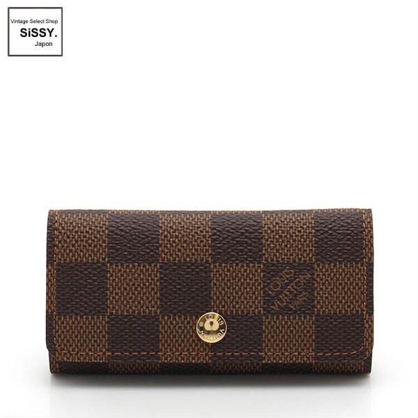 ■ルイ・ヴィトン■ 4連キーケース ミュルティクレ4 ダミエエベヌ ブラウン N62631 【LOUIS VUITTON】
