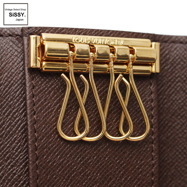 ■ルイ・ヴィトン■ 4連キーケース ミュルティクレ4 ダミエエベヌ ブラウン N62631 【LOUIS VUITTON】