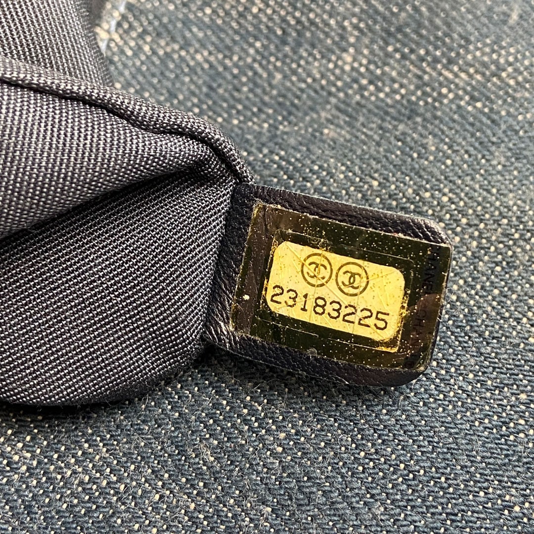 CHANEL シャネル マトラッセ バックパック リュックサック デニム ブルー ゴールド A91121