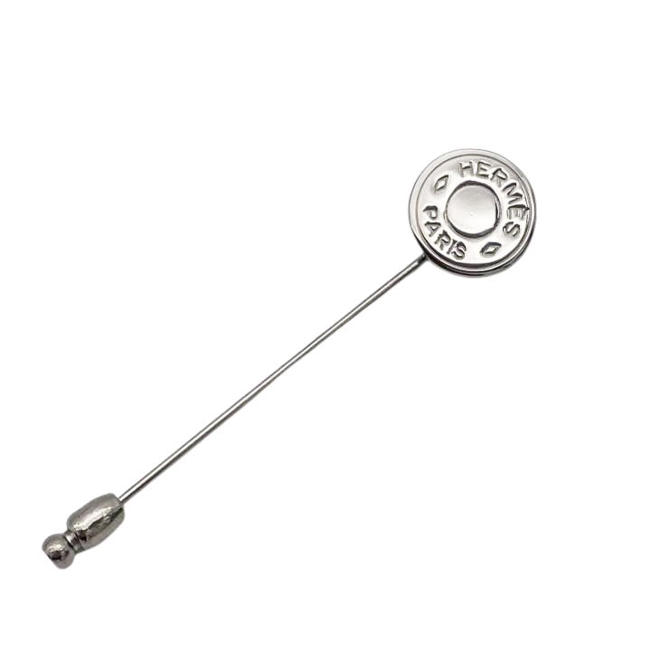 HERMES エルメス セリエ ピンブローチ シルバー