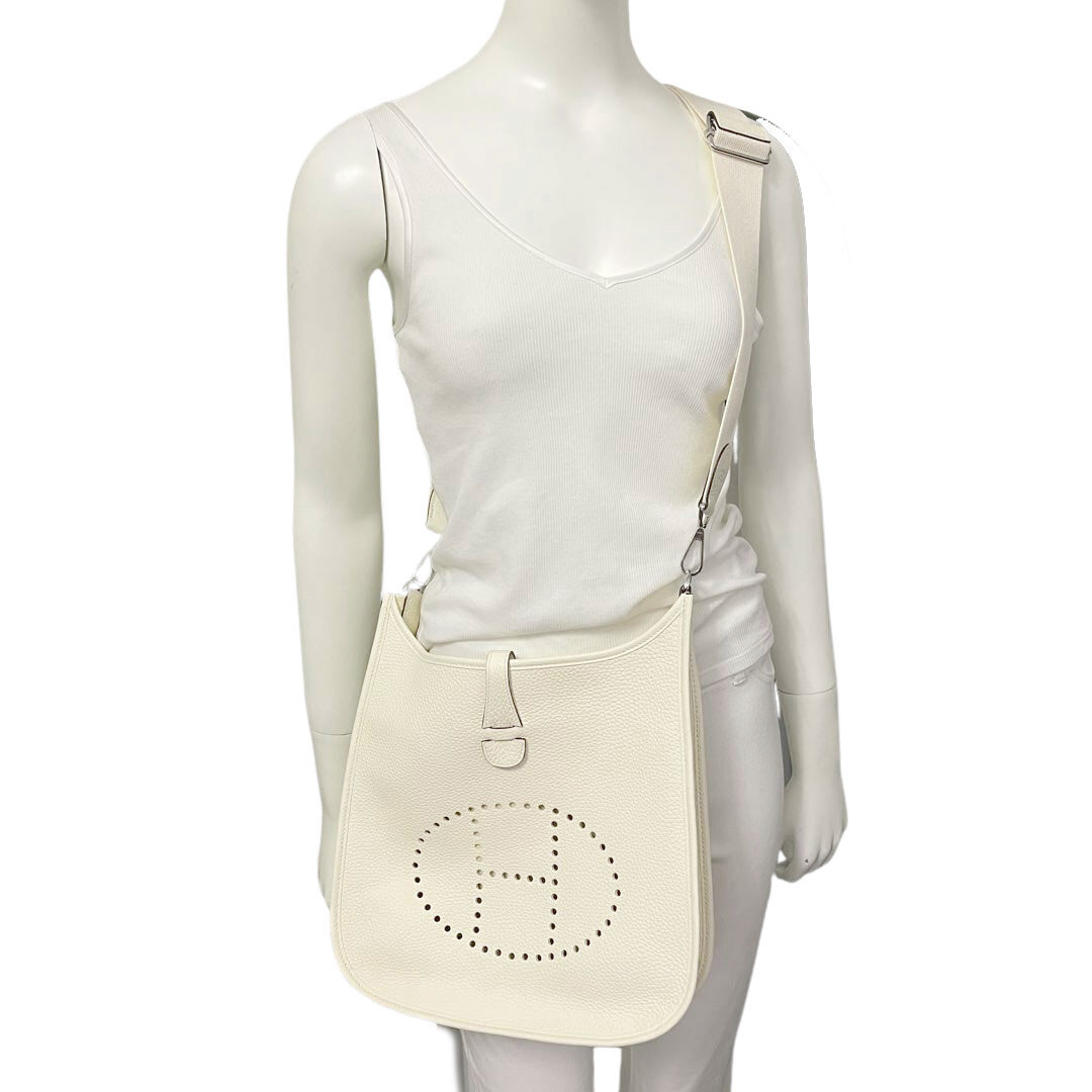 HERMES エルメス エヴリン3 PM ショルダーバッグ トリヨンクレマンス ナタ Z刻印