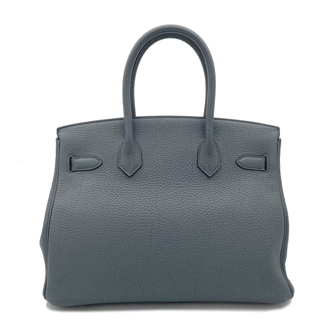 HERMES エルメス バーキン30 ハンドバッグ トゴ ブルー