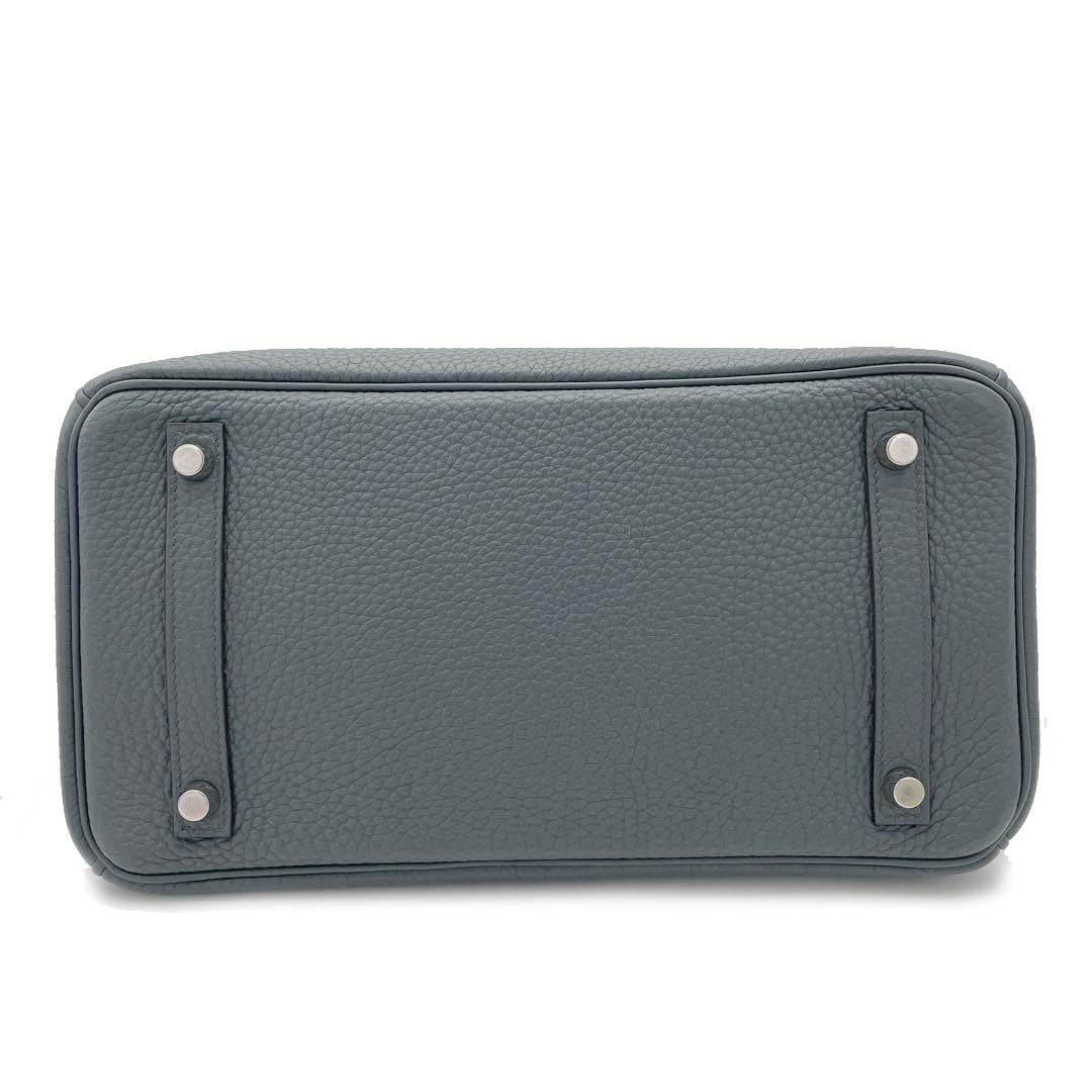 HERMES エルメス バーキン30 ハンドバッグ トゴ ブルーオラージュ