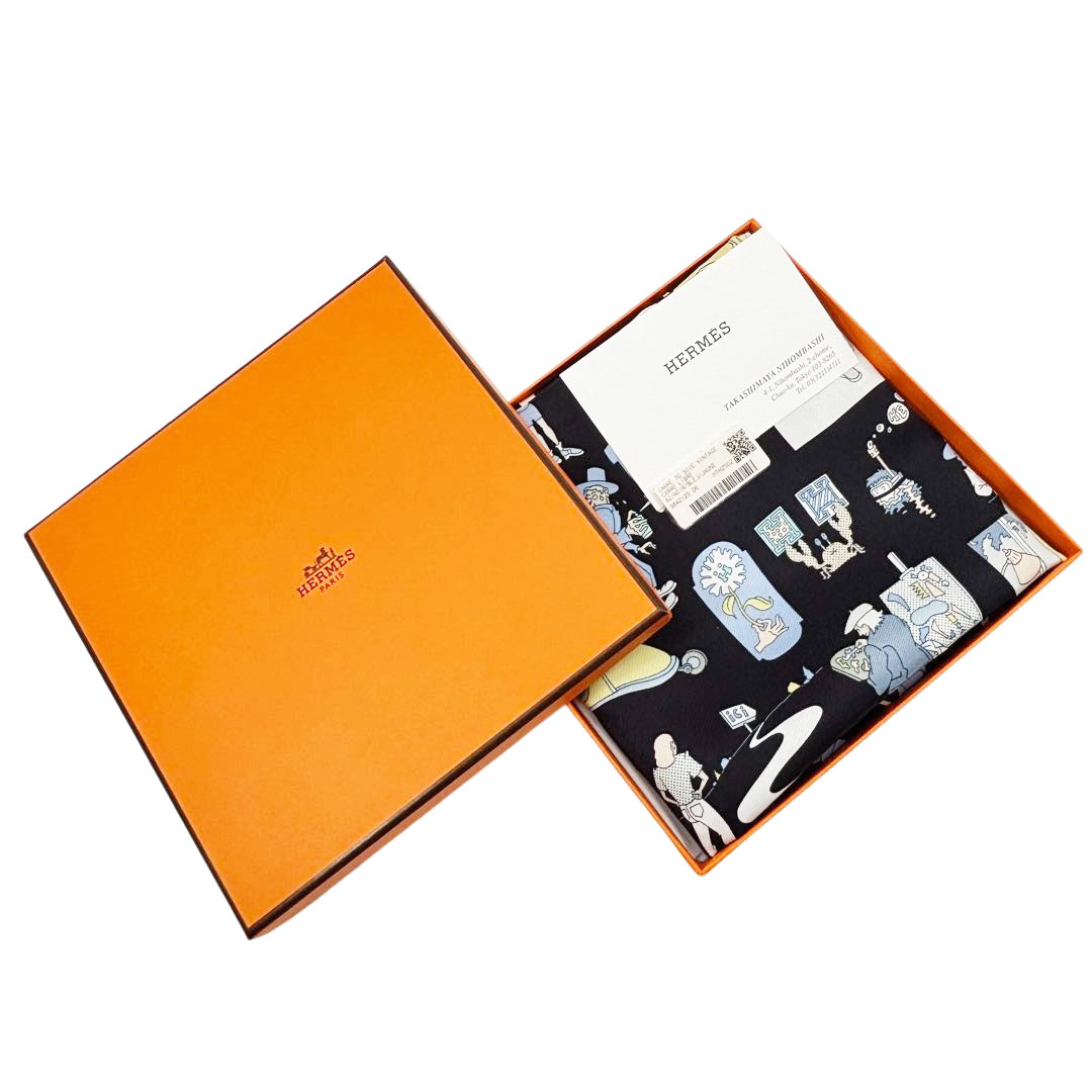 HERMES エルメス スカーフ カレ70 『Libre(カレ・リブレ)』 シルク