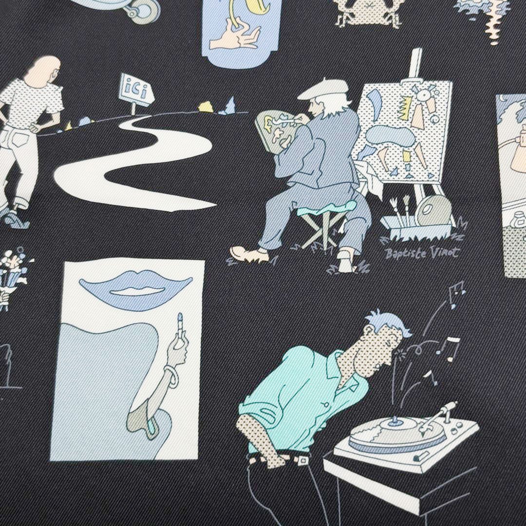 HERMES エルメス スカーフ カレ70 『Libre(カレ・リブレ)』 シルク