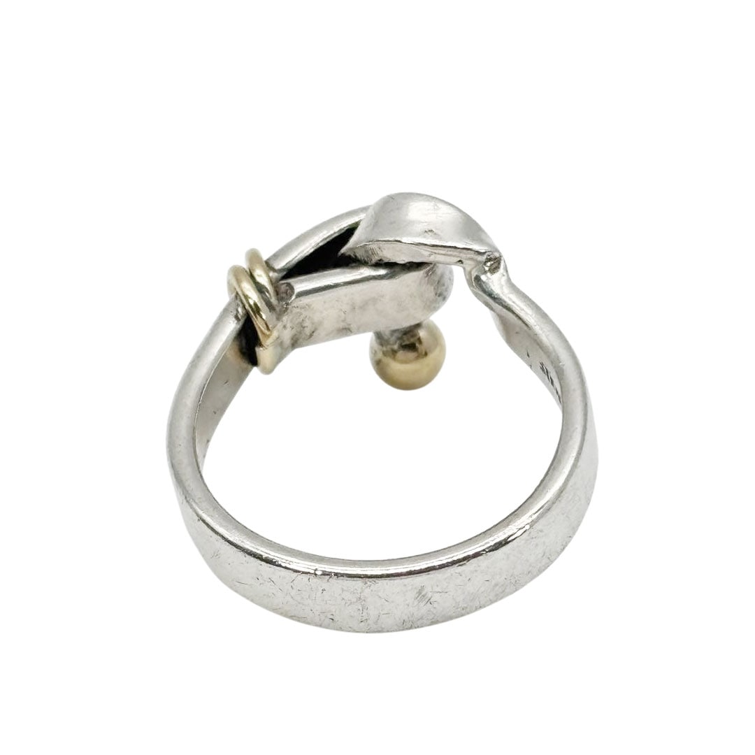 TIFFANY&Co. ティファニー ラブノットリング 指輪 約13.5号 925/14KT シルバー/ゴールド 5.2g
