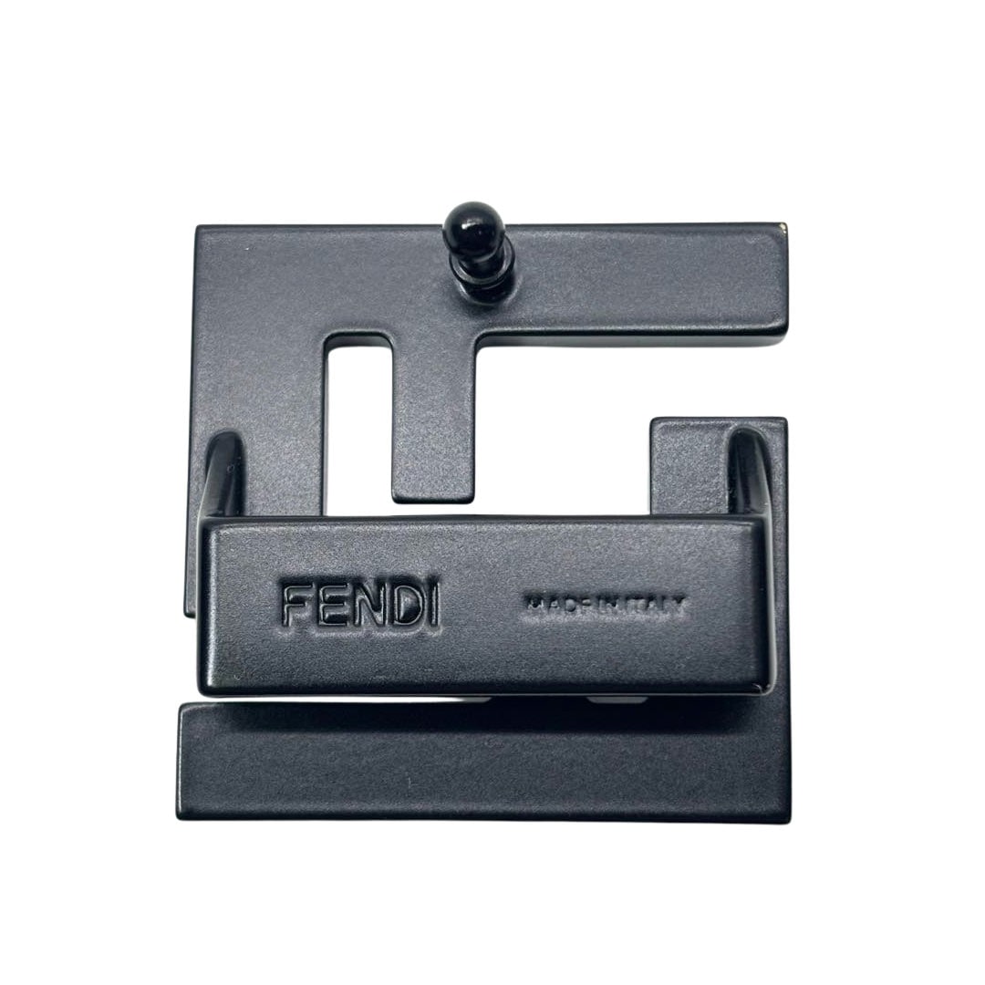 FENDI フェンディ FFスクエアベルト メンズ 80 リバーシブル レザー