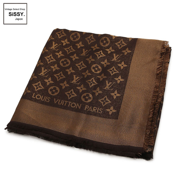 ■ルイ・ヴィトン■ ショール モノグラム シャイン ルレックス マロン 【LOUIS VUITTON】