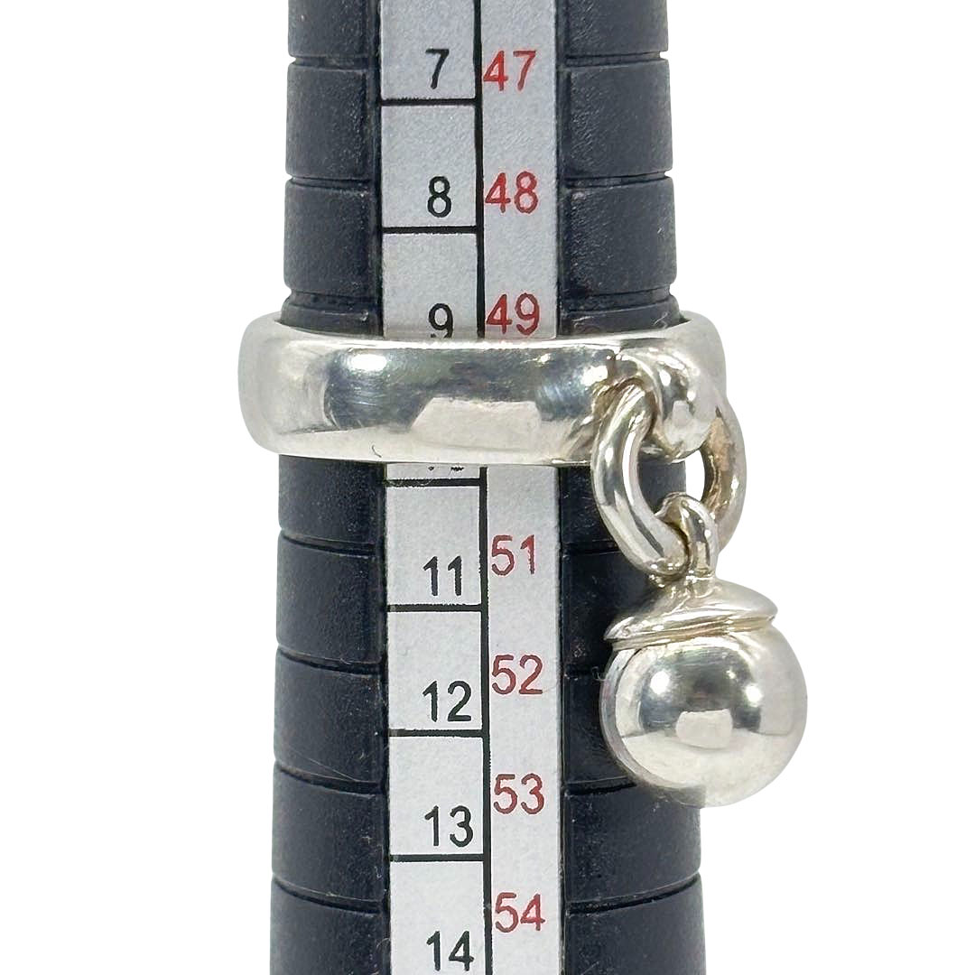TIFFANY&Co. ティファニー ボールダングル リング 指輪 約9.5号 925 シルバー 5.4g