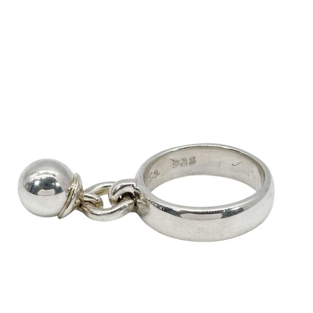 TIFFANY&Co. ティファニー ボールダングル リング 指輪 約9.5号 925 シルバー 5.4g