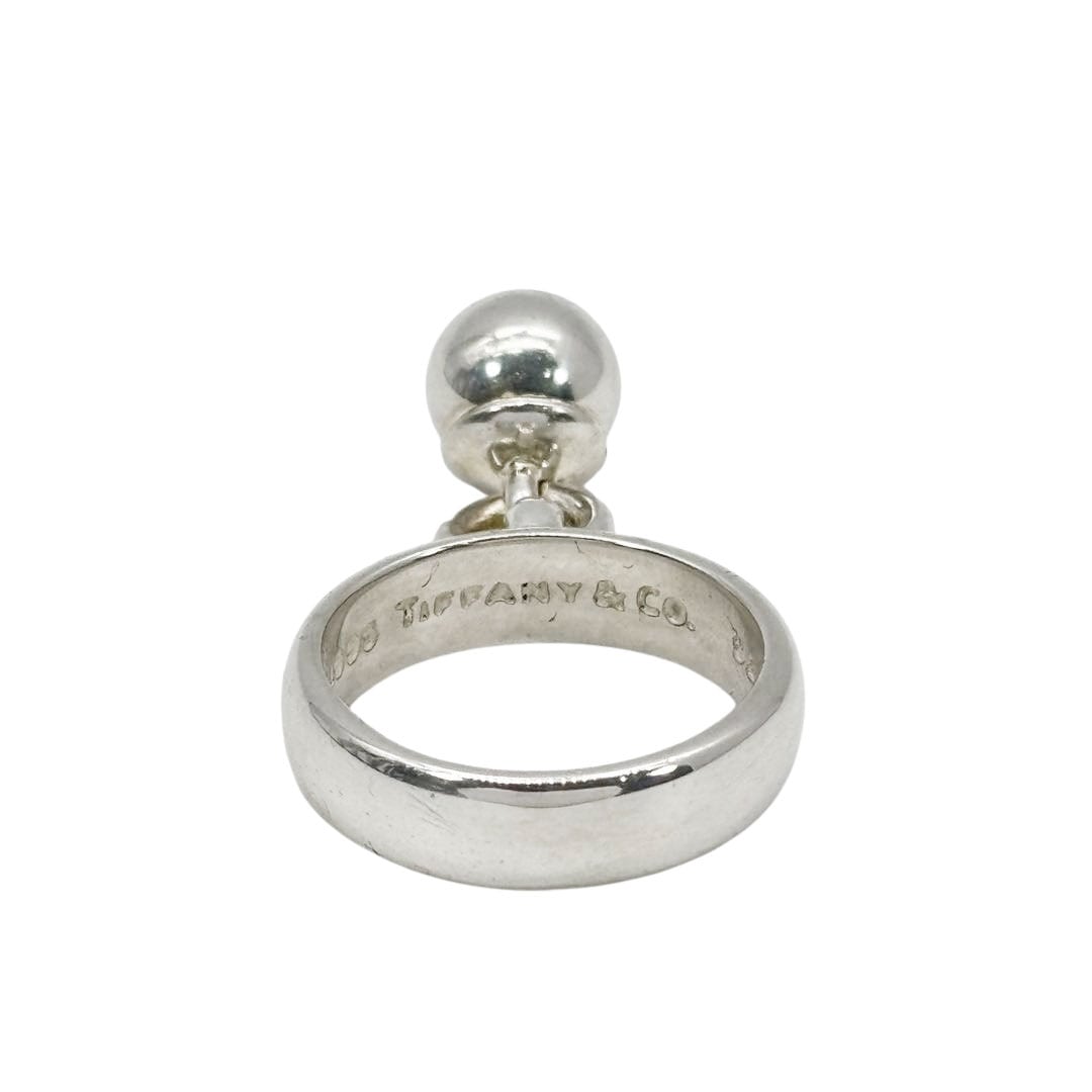 TIFFANY&Co. ティファニー ボールダングル リング 指輪 約9.5号 925 シルバー 5.4g