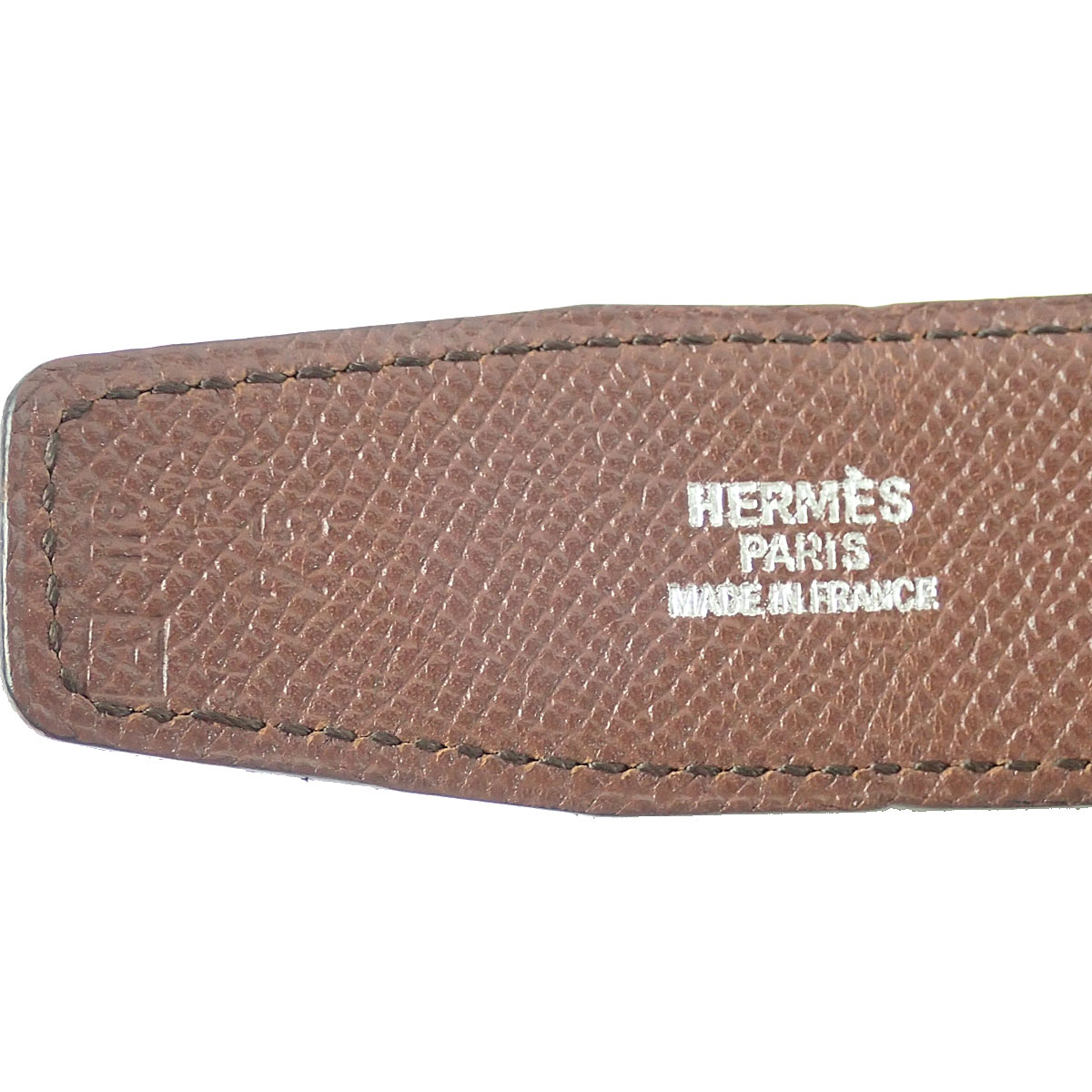 HERMES エルメス Hベルト ゴールド金具 ブラック/ブラウン系 75 □A刻印(1997年製造)