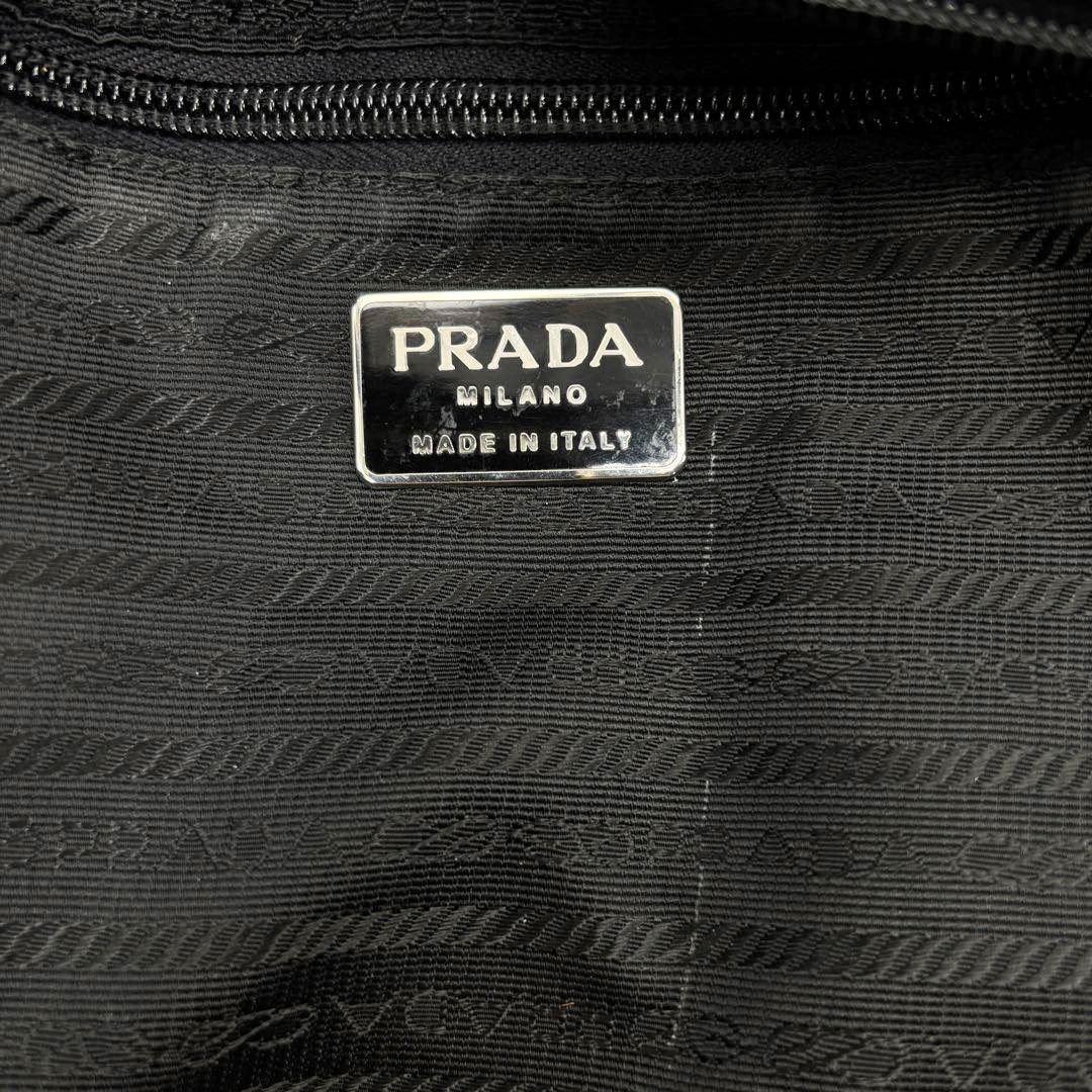 PRADA プラダ ヴィンテージ ハンドバッグ レザー ブラック B5949