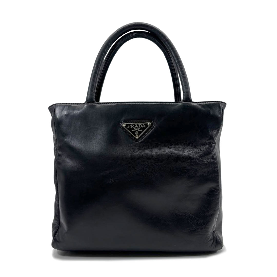 PRADA プラダ ヴィンテージ ハンドバッグ レザー ブラック B5949