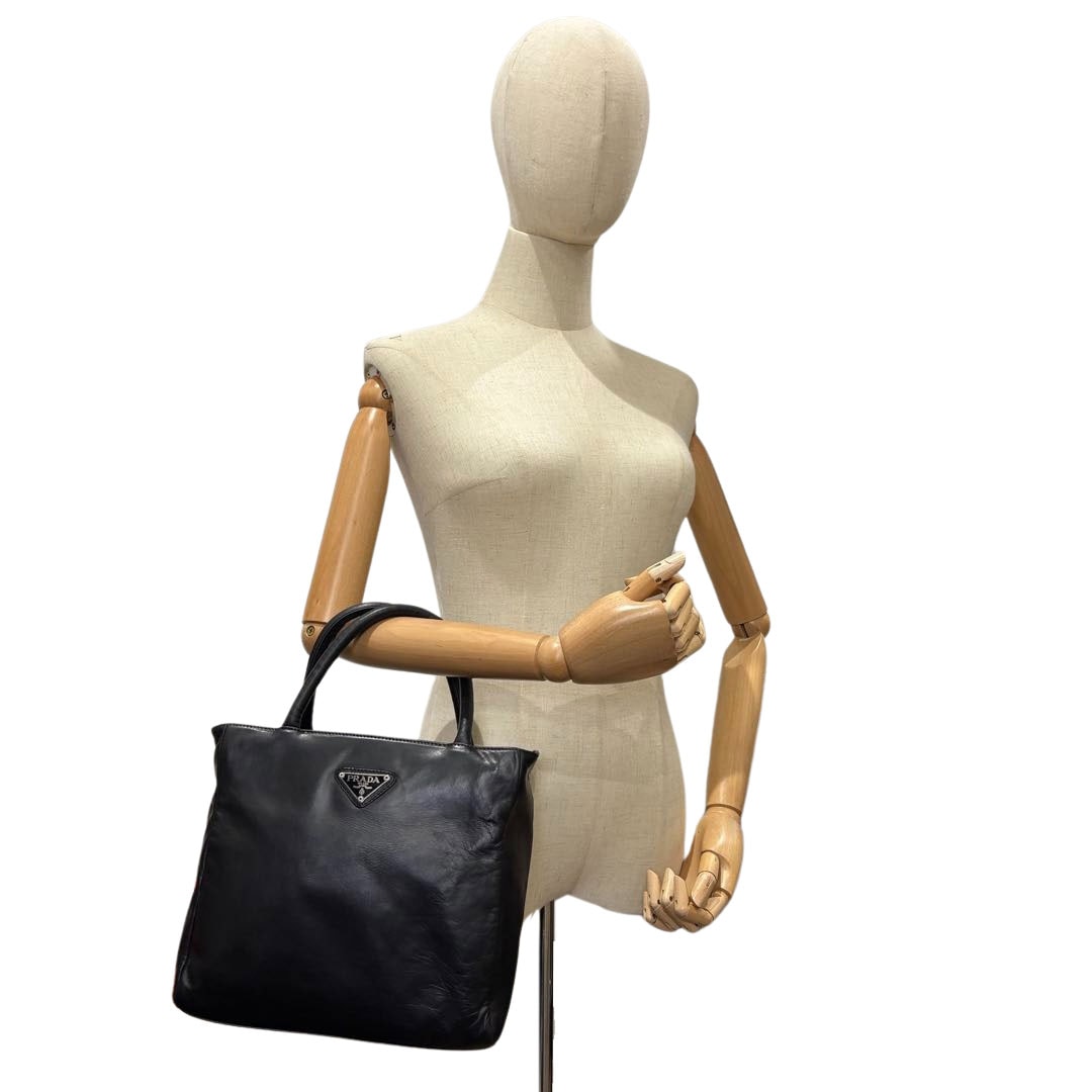 PRADA プラダ ハンドバッグ ブラック エナメルレザー　ヴィンテージバッグ プラダ(PRADA) ハンドバッグ 1BG044 2E8K F0002 VITELLO PHENIX