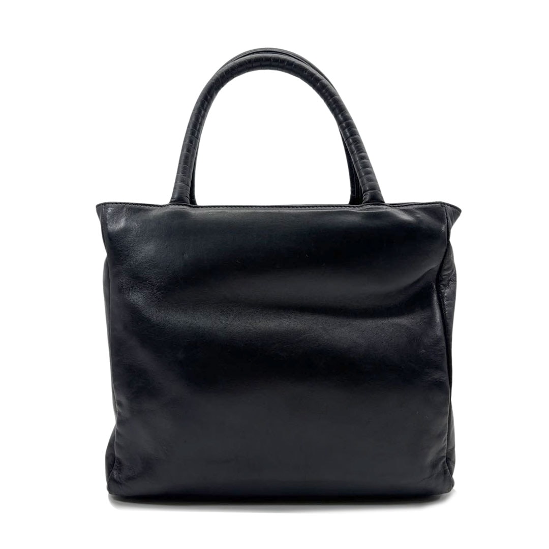PRADA プラダ ヴィンテージ ハンドバッグ レザー ブラック B5949