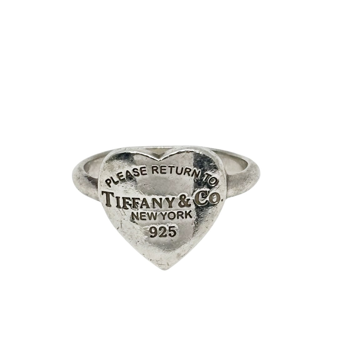 TIFFANY&Co. ティファニー リターントゥ ティファニー ハートリング 指輪 約10号 925 シルバー 2.9g