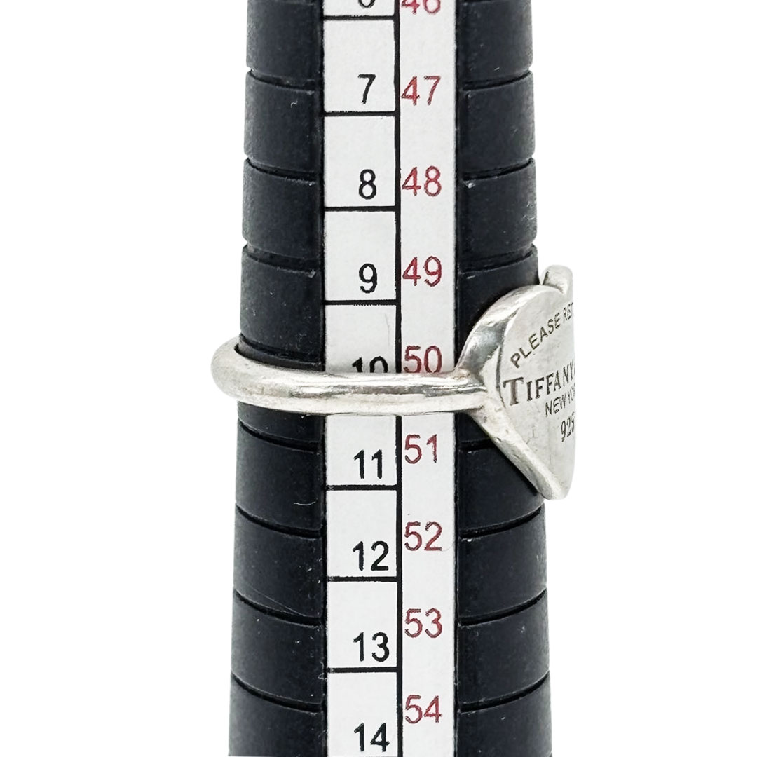 TIFFANY&Co. ティファニー リターントゥ ティファニー ハートリング 指輪 約10号 925 シルバー 2.9g