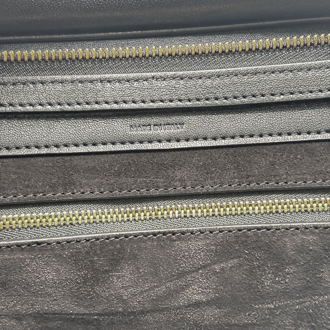 CELINE セリーヌ リトルラゲージ ニューラゲージ 2WAYハンドバッグ グレインドカーフスキン ブラック/ゴールド金具 2026SS