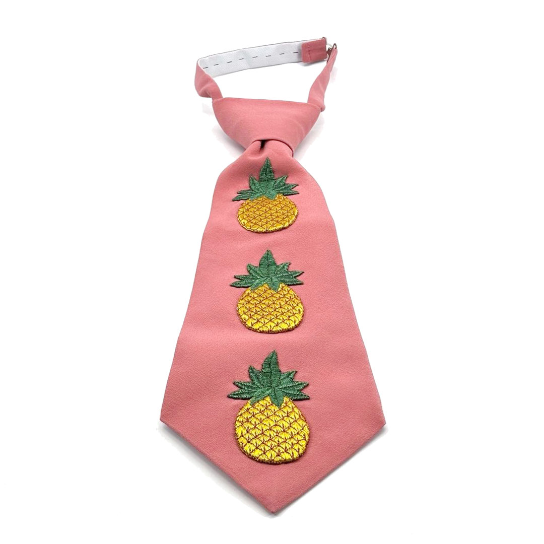 GUCCI グッチ 結び下げネクタイ パイナップル シルク ピンク レディース 426847 3G468
