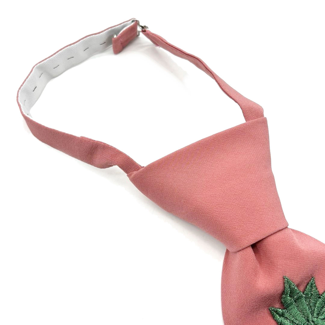 GUCCI グッチ 結び下げネクタイ パイナップル シルク ピンク レディース 426847 3G468