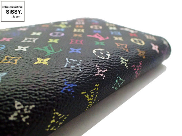 LOUIS VUITTON ルイ・ヴィトン　モノグラム・マルチカラー　ジッピーウォレット 長財布 ノワール×ヴィオレ M60275
