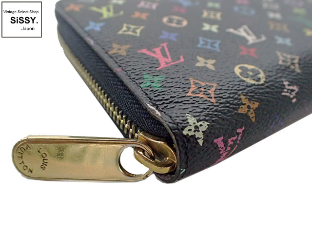 LOUIS VUITTON ルイ・ヴィトン　モノグラム・マルチカラー　ジッピーウォレット 長財布 ノワール×ヴィオレ M60275