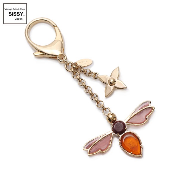 ■ルイ・ヴィトン■ チャーム キーホルダー ビジューサックビー メタル ゴールド M66919 【LOUIS VUITTON】