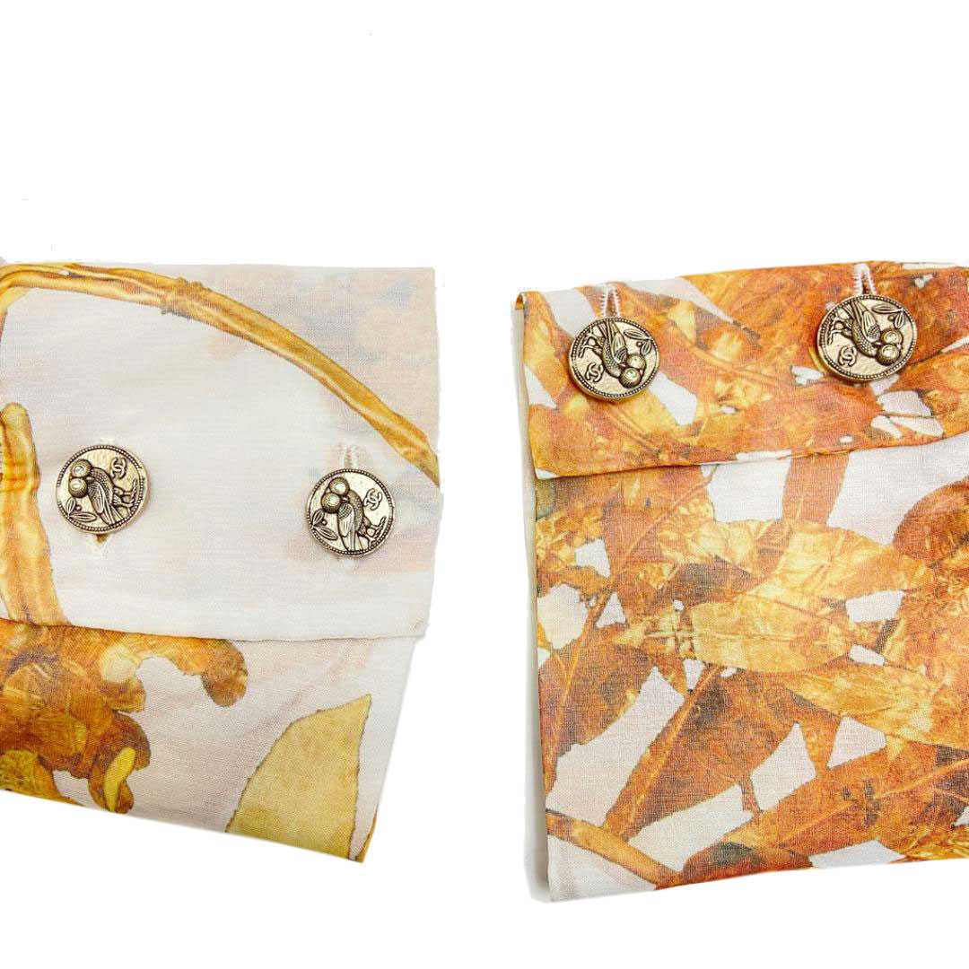 CHANEL シャネル シフォン 長袖ブラウス シルク 36 フクロウボタン P57975