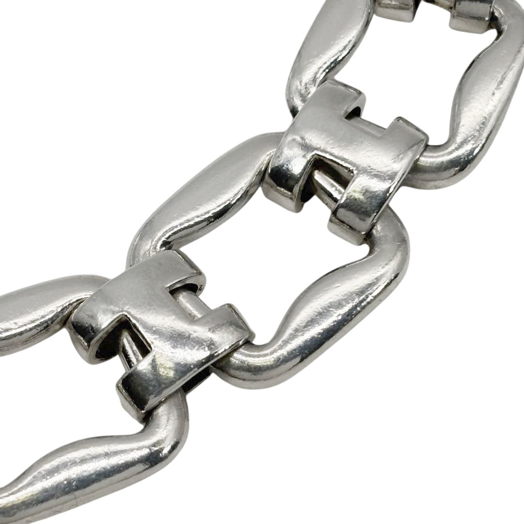 HERMES エルメス ヒストリー ヴィンテージブレスレット シルバー 54.5g