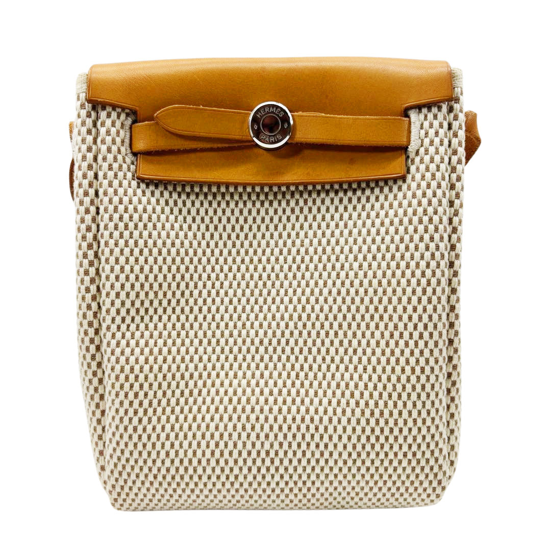 【美品】HERMES（エルメス）エールバッグTPM　ショルダーバッグ　ベージュ HERMES エルメス エールバッグTPM ショルダーバッグ トワルGM